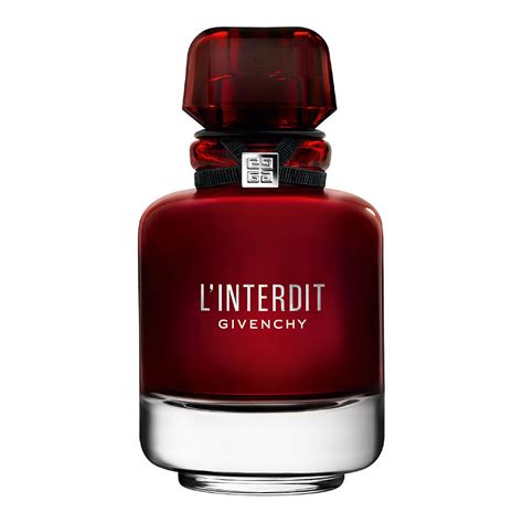 givenchy l'interdit rouge edp 80ml|givenchy l'interdit perfume.